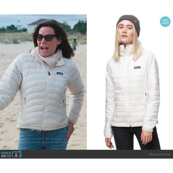 Patagonia White Puffer Jacket Coat - Picture 1 of 8